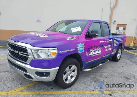 2022 Ram 1500 Big Horn 4X2 6'4 Box z USA, uszkodzony, nr VIN 1C6RREBT2NN113936